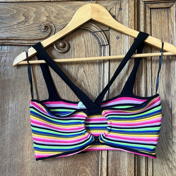 AMUR Annika Knit Set in Vibrant Colorful Stripe - Picture 12 of 16